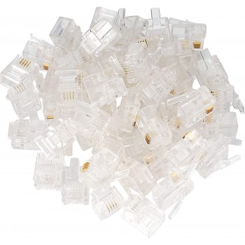 Set 10 buc mufa telefon 6P4C RJ11