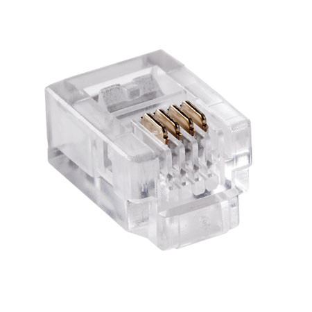 Set 10 buc mufa telefon 4P4C RJ11
