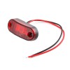 Lampa laterala LED piranha, 12V, 80 lumeni, rosie, rezistenta la apa, pentru camioane, remorci, rulote