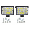Set 2 proiectoare auto LED, 60W, 20 led-uri, 12V-80V, grad protectie IP65