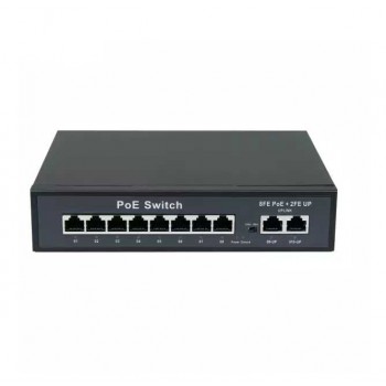 Switch POE 8 canale, 2 canale Uplink, Smart