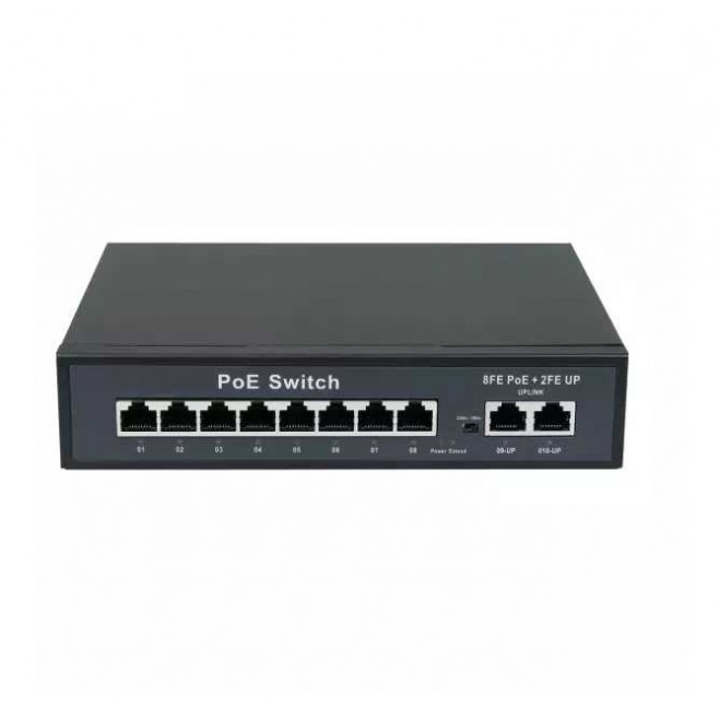 Switch POE 8 canale, 2 canale Uplink, Smart Switch POE 8 canale, 2 canale Uplink, Smart
