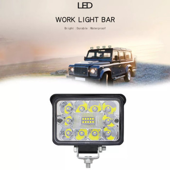 Set 2 proiectoare auto LED, 60W, 20 led-uri, 12V-80V, grad protectie IP65