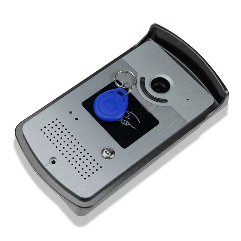 Kit videointerfon cu ecran 7inch, 1 familie, camera exterioara, control de la distanta