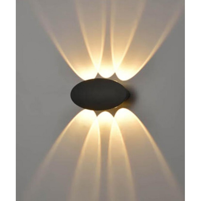 Aplica perete LED exterior, 6W, lumina calda, IP65, BF1146