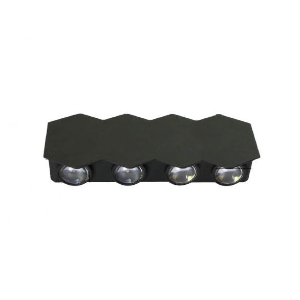 Aplica perete LED exterior, 8W, lumina calda, IP65, BF1178