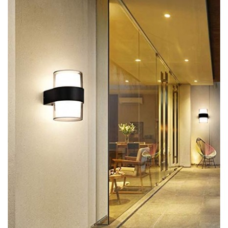 Aplica perete LED 12W exterior BF036, 3000K, clasa energetica F