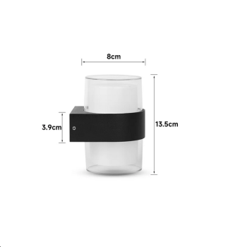 Aplica perete LED 12W exterior BF036, 3000K, clasa energetica F