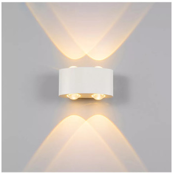 Aplica LED perete exterior, 4W, lumina calda, IP65 