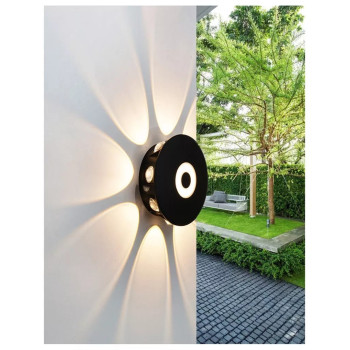 Aplica perete LED exterior, 8W, lumina calda, IP65