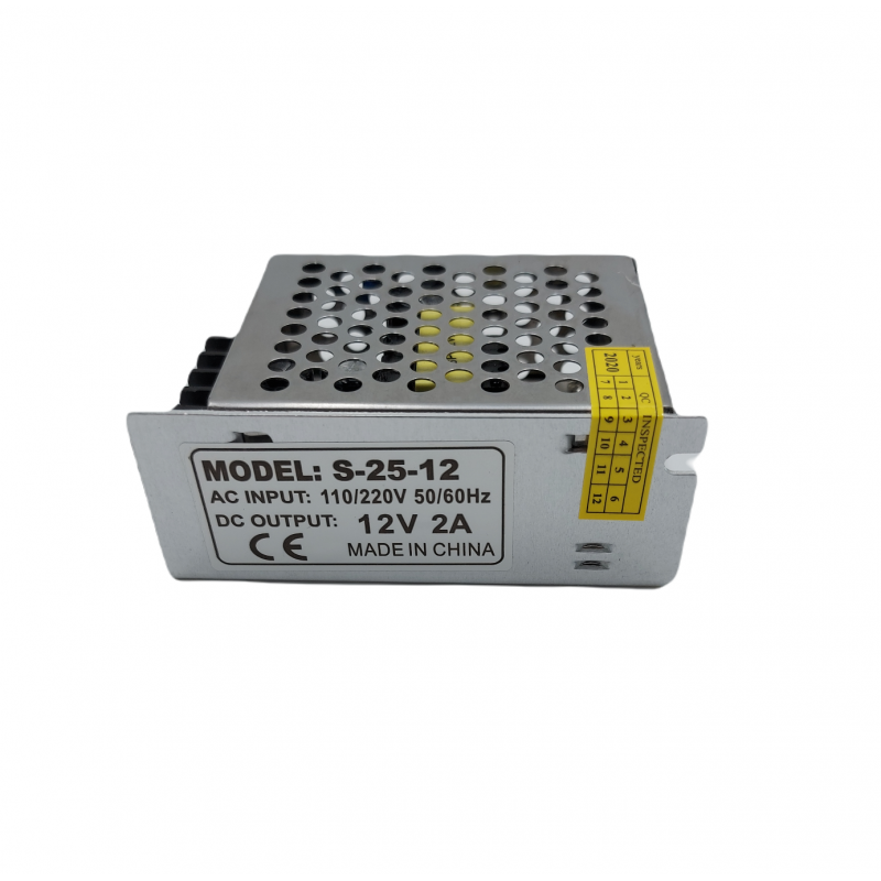 Sursă de Alimentare 12V 2A (24W) în Comutație Stabilizată