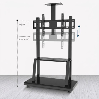 Stand TV Mobil si Table Interactive, 42"-100" (106-254 cm), pentru LED/LCD/Smart TV, Max 110kg, VESA 900x600