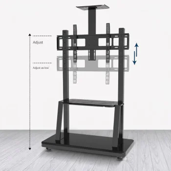 Stand TV Mobil si Table Interactive, 42"-100" (106-254 cm), pentru LED/LCD/Smart TV, Max 110kg, VESA 900x600