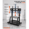 Suport TV mobil, Tabla Interactiva, 42-100 inch, VESA reglabila max 900x600, suporta maxim 150 Kg, Reglabil pe inaltime
