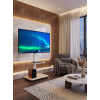 Suport TV Mobil Podea Alb Suport TV mobil de podea alb pentru televizoare 32-75 inch cu raft