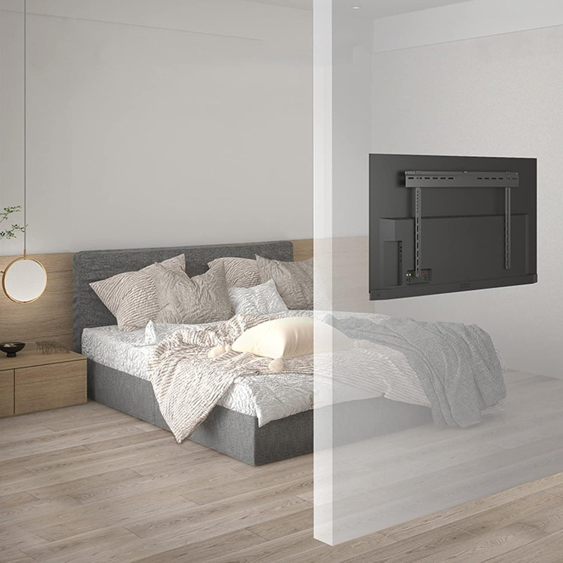 Suport TV de Perete Fix, Ultra-Slim, pentru Televizoare 42"-90", Max 80kg, VESA 800x500