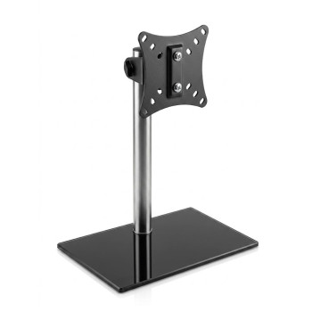 Suport de Birou pentru Monitor sau TV cu Picior, Înălțime Reglabilă, 12-27", VESA, Max 20 kg