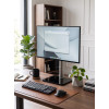 Suport de Birou pentru Monitor sau TV cu Picior, Înălțime Reglabilă, 12-27", VESA, Max 20 kg Suport de Birou pentru Monitor sau TV cu Picior, Înălțime Reglabilă, 12-27", VESA, Max 20 kg