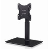 Suport TV / Monitor de Masă Universal, Diagonala 14-27 Inch, VESA 75x75 / 100x100, Bază din Sticlă Securizată, Max. 20 kg suport-tv-monitor-masa-universal-independent-baza-sticla-securizata-eldepo
