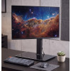Suport TV / Monitor de Masă Universal, Diagonala 14-27 Inch, VESA 75x75 / 100x100, Bază din Sticlă Securizată, Max. 20 kg suport-tv-monitor-masa-universal-independent-baza-sticla-securizata-eldepo