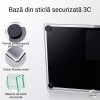 Suport TV / Monitor de Masă Universal, Diagonala 14-27 Inch, VESA 75x75 / 100x100, Bază din Sticlă Securizată, Max. 20 kg suport-tv-monitor-masa-universal-independent-baza-sticla-securizata-eldepo