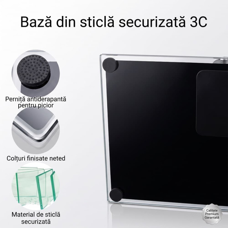 Suport TV / Monitor de Masă Universal, Diagonala 14-27 Inch, VESA 75x75 / 100x100, Bază din Sticlă Securizată, Max. 20 kg suport-tv-monitor-masa-universal-independent-baza-sticla-securizata-eldepo