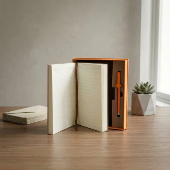 Set Cadou Agenda si Pix, A5, Cutie si Punga, Piele Ecologica, Portocaliu, Design Minimalist Set Cadou Agenda si Pix, A5, Cutie si Punga, Piele Ecologica, Portocaliu, Design Minimalist