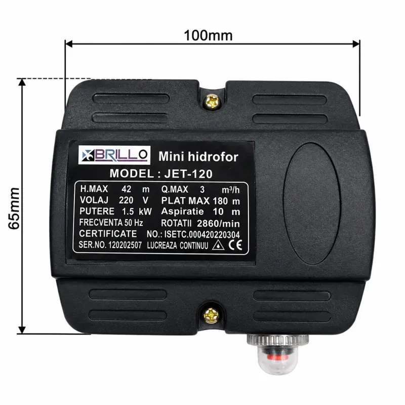 Pompa apa Brillo JET 120L Pompa de apa de suprafata Brillo JET 120L 1.5kW