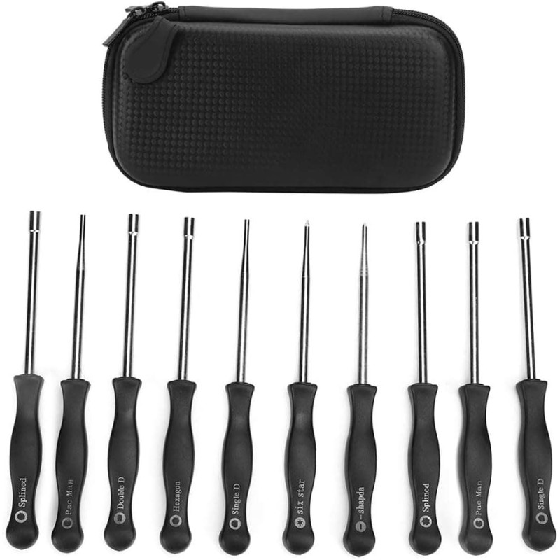 Set 10 Surubelnite Pentru Reglat Carburator Pentru Drujbă Și Motofierăstrău