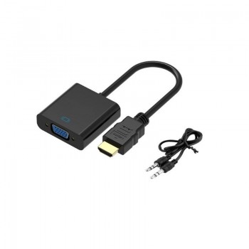 Cablu convertor HDMI+audio la VGA+audio