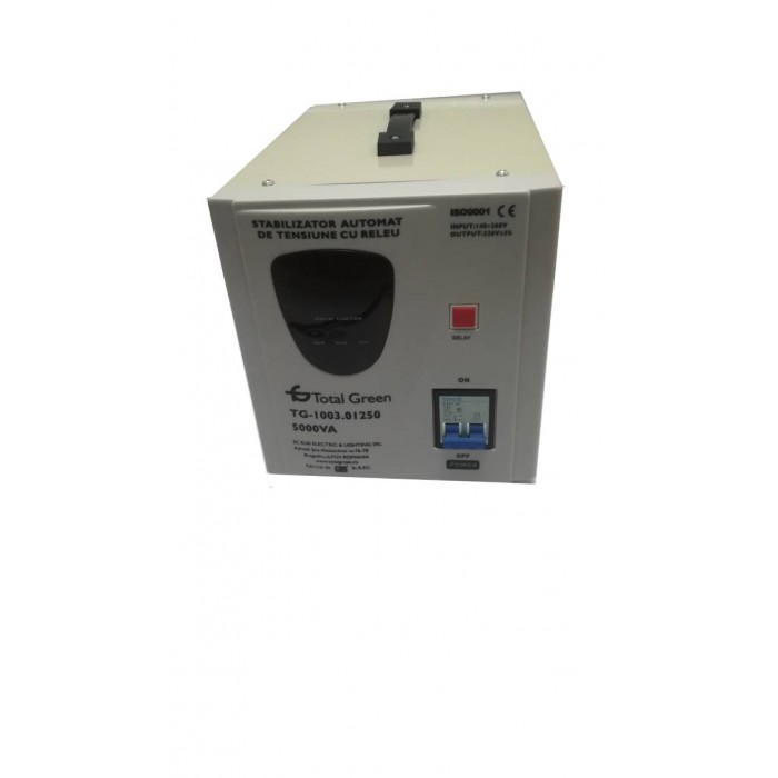 Stabilizator automat de tensiune cu releu 5000VA Stabilizator automat de tensiune cu releu 5000VA