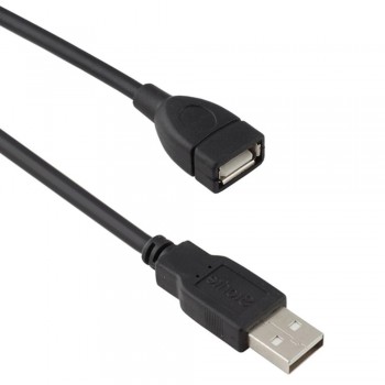 Cablu USB, prelungitor mama-tata,A-B, 10m negru 