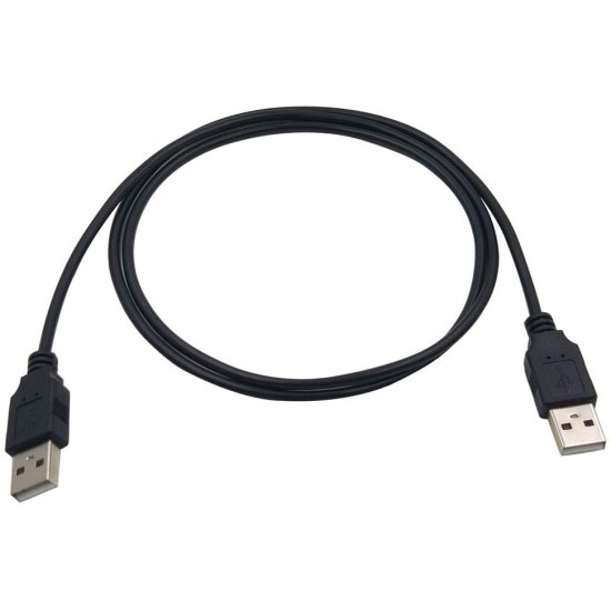 Cablu USB A-A, 2.0, tata-tata 1.5m negru 