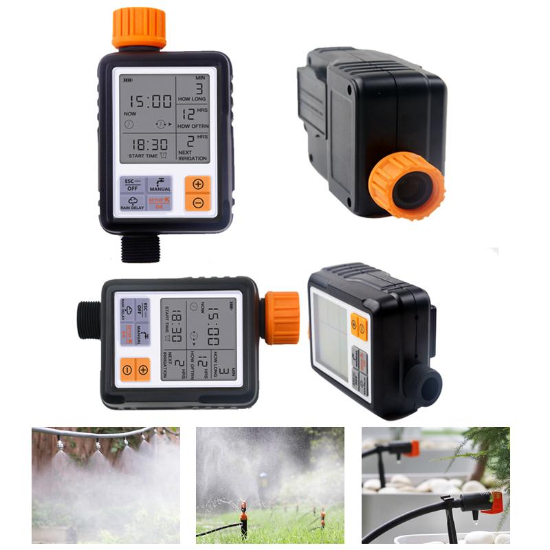 Programator irigare gradina, display LCD, IP44, udat, stropire gazon, peluza