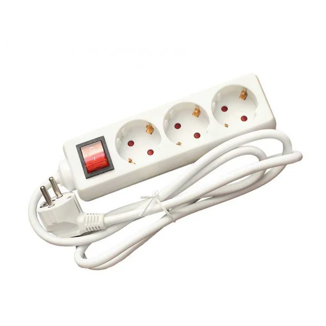 Prelungitor 3 cai 1.5m 3x1.5mm2 cu intrerupator