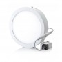 Panou LED aplicat, 18W, rotund, 6500K, alb