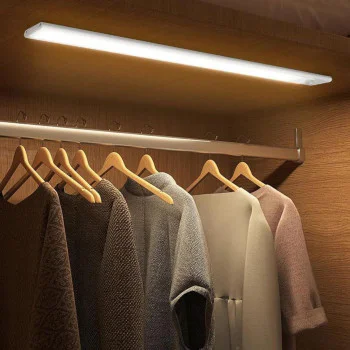 Lampa LED, cu Senzor de Miscare, Incarcare USB, Fara Fir, pentru Dressing, Sifonier, Dulap, Portabila, 40cm Lampa LED, cu Senzor de Miscare, Incarcare USB, Fara Fir, pentru Dressing, Sifonier, Dulap, Portabila, 40cm