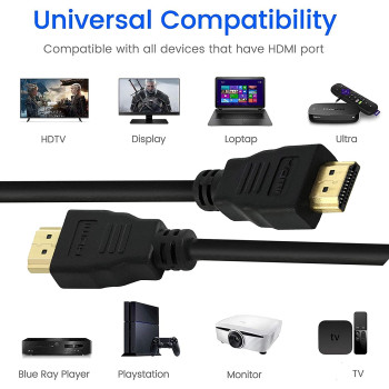 Cablu HDMI 5M, High speed, 2K, 1.4V, negru, UHD Cablu HDMI 5M, High speed, 2K, 1.4V, negru, UHD