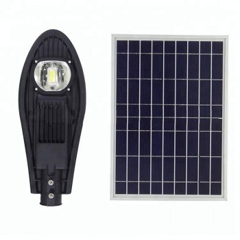 Lampa LED 30W iluminat stradal cu panou solar si telecomanda