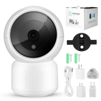 Baby Monitor HD Wireless , Monitorizare Video Audio Bebelusi-Alb