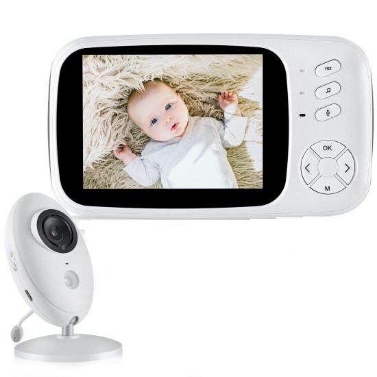 Baby Monitor Wireless, Audio Video, Monitorizare temperatura, Functie Push to Talk, VB808