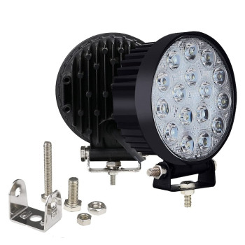 Proiector led auto offroad 48W,12V- 24V spot rotund