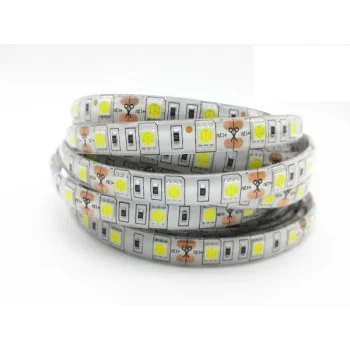 Banda LED exterior 12V, 5050, 60D, 6500K, IP65, rola-5m