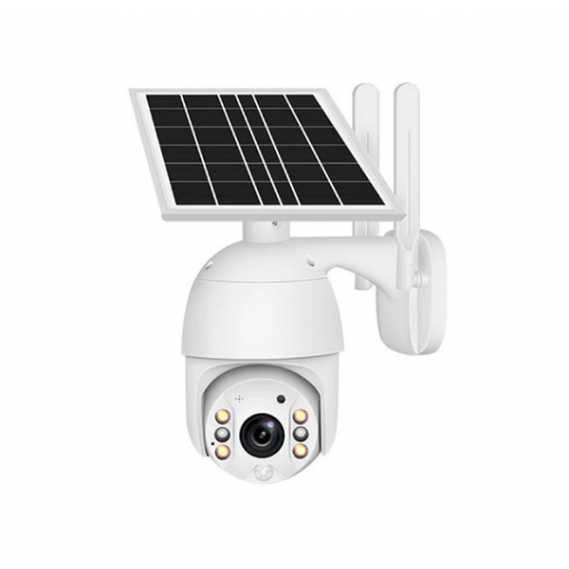 Camera supraveghere 4G cu panou solar, 1080P HD, audio bidirectional, IR+LED, exterior , Eldepo