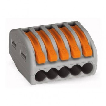 Conector de terminale cu clips-5x4mm- Gri