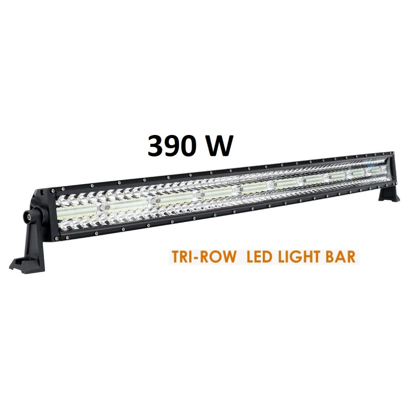 Proiector auto led bar curbat, 12D, 390W, 12-24V, 55CM, Profesional Spot & Flood, Combo Beam