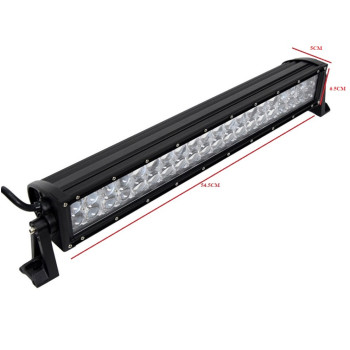 Proiector auto SLIM 5CM, LED bar cu suport, OffRoad 120W - 40 leduri, negru