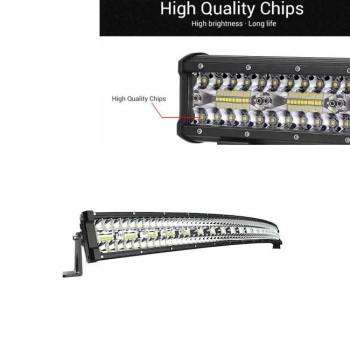 Proiector auto led bar curbat, 12D, 780W, 12-24V, 105CM, Profesional Spot & Flood, Combo Beam Proiector auto led bar curbat, 12D, 780W, 12-24V, 105CM, Profesional Spot & Flood, Combo Beam