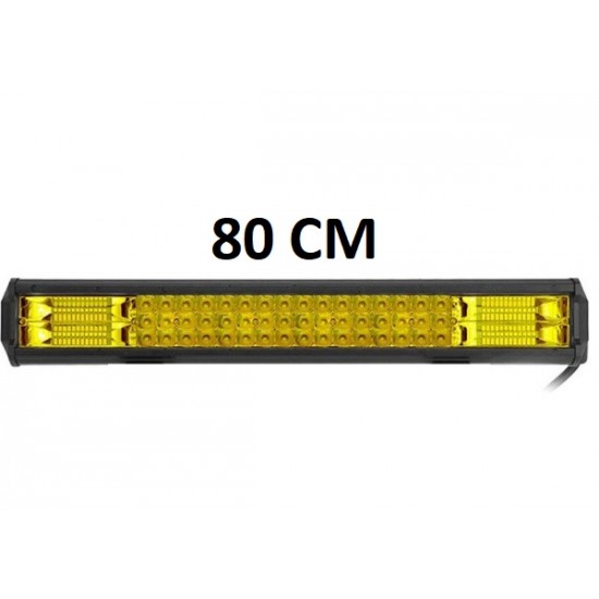 Proiector LED auto off-road galben, de ceata, 405W, 12-24V, Combo Beam, 80 cm