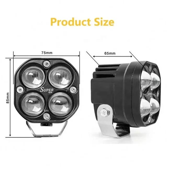 Lampa auto, proiector LED 3D, 2 tipuri iluminare, alb rece/galben, 200W, 75x85mm Lampa auto, proiector LED 3D, 2 tipuri iluminare, alb rece/galben, 200W, 75x85mm